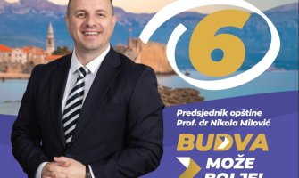 Milović: Vlast ponizila i uništila Budvu, vrijeme je za promjenu