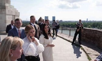 Supruga predsjednika Ukrajine Olena Zelenska stigla u Beograd, dočekala je Tamara Vučić