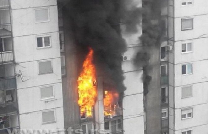 Uhapšen osumnjičeni za požar na Novom Beogradu