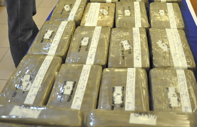 U Višem sudu u Podgorici uskladišteno pet tona droge