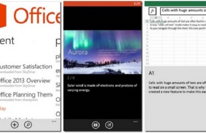 Microsoft potvrdio da se radi na  novoj verziji  Office za Windows Phone
