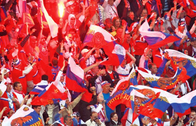 Fudbaleri Rusije trenirali u Podgorici pred meč sa Crnom Gorom