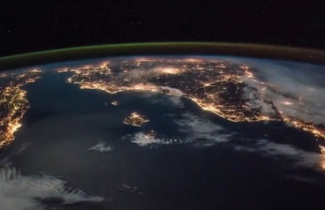 Pogledajte  kako Evropa izgleda iz svemira  (VIDEO)