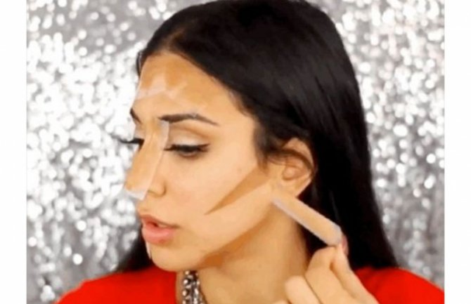 Najnoviji trend u šminkanju: Konturisanje pomoću selotejpa (VIDEO)