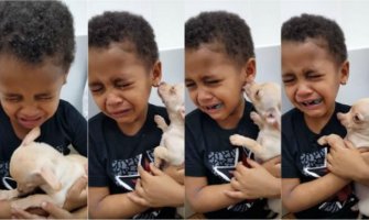Kada je uzeo psa u naručje zaplakao od sreće (Video)