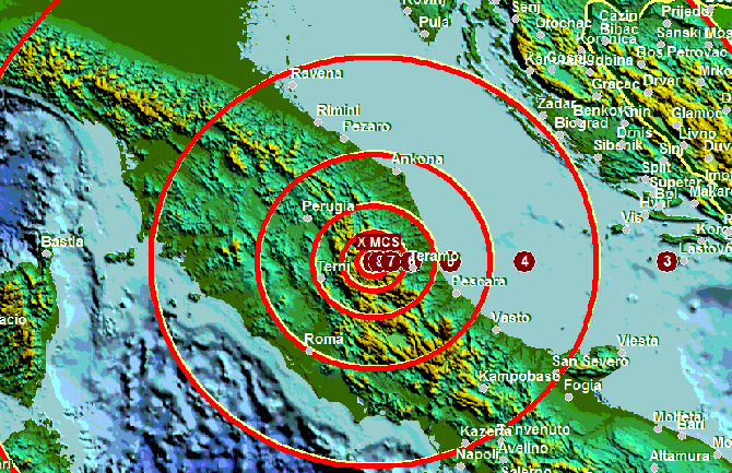 Novi zemljotresi u Italiji, najjači 4,2 stepena Rihtera