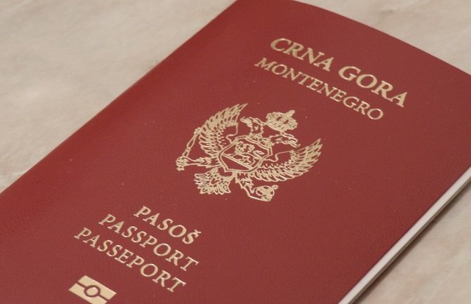 Crnogorci sa pasošem mogu posjetiti 101 zemlju svijeta