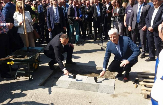 Položen kamen temeljac za novi Gradski trg u Bijelom Polju (FOTO) 