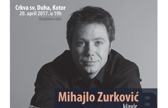 Pijanista Mihajlo Zurković nastupio u Kotoru