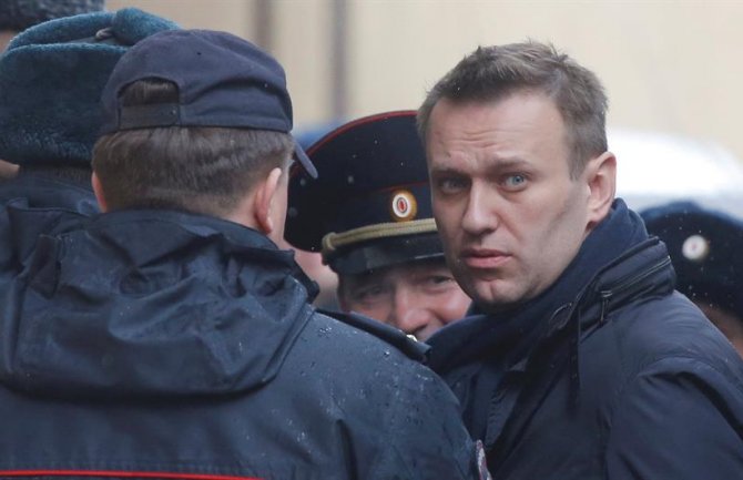 Uhapšen Aleksej Navaljni i hiljadu njegovih pristalica (VIDEO)