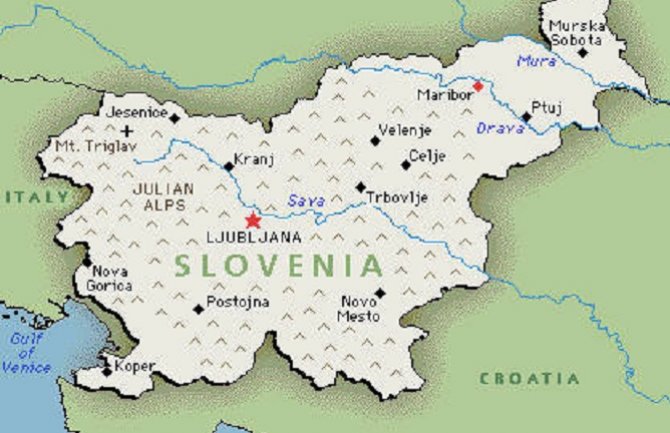 nova karta slovenije Slovenija dobila pristup otvorenom moru i veći dio Piranskog  nova karta slovenije