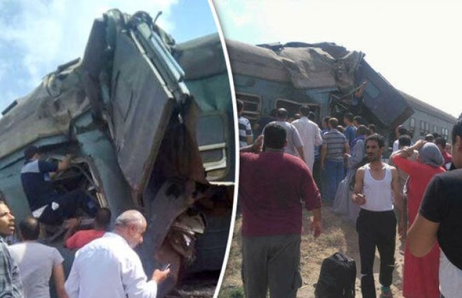 Sudar vozova u Egiptu: Broj poginulih porastao na 43, povrijeđeno 122