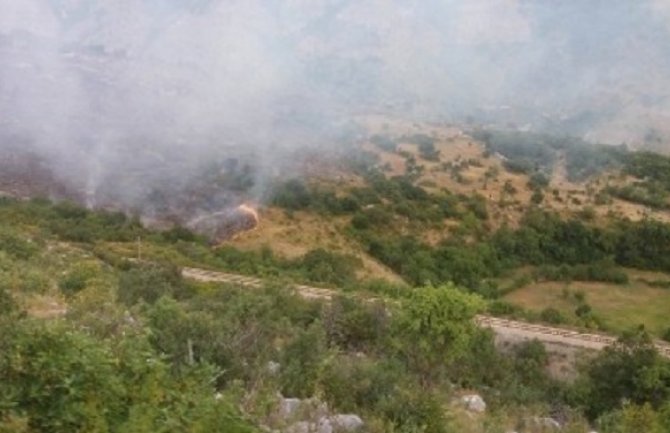 Požari u Podgorici: Situacija stabilna, kuće nijesu ugrožene