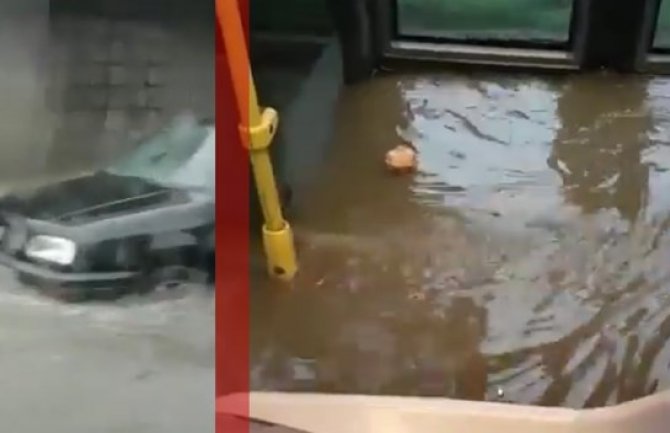 Nevrijeme u Zagrebu: Vatrogasci na terenu, ulice poplavljene(VIDEO)