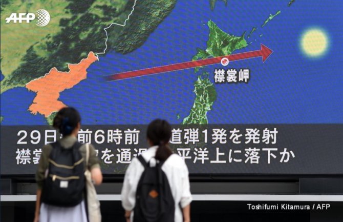 Sjevernokorejska raketa preletjela Japan, Pjongjang prijeti da će biti katastrofe