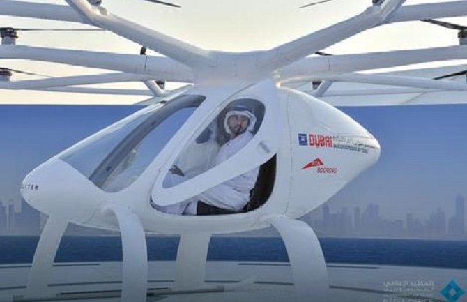 Liči na helikopter: Testiran prvi leteći bespilotni taksi