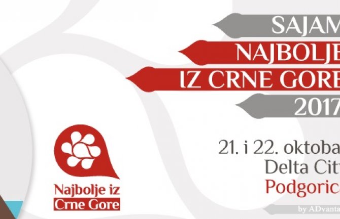 Manifestacija “Najbolje iz Crne Gore” 21. i 21. oktobra