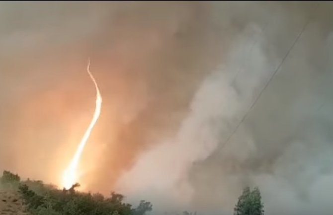 Pogledajte vatreni tornado u Portugaliji (VIDEO)