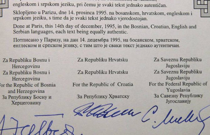 Pokušao da proda original Dejtonskog sporazuma za 50 hiljada eura, riječ o dokumentu iz Srbije? 