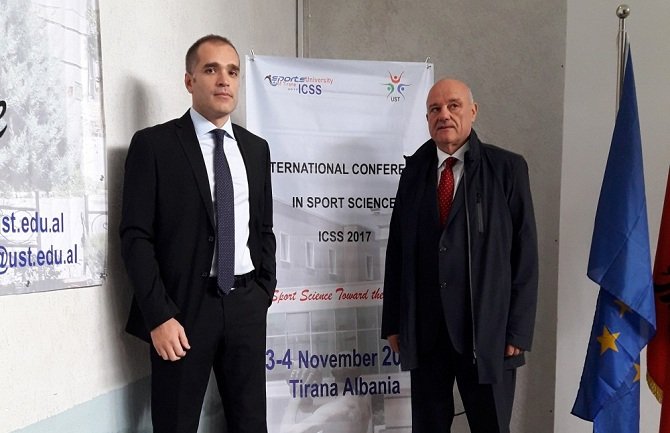 Predstavnici UCG na Međunarodnoj konferenciji sportskih nauka u Tirani