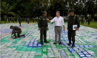 Kolumbija: Zaplijenjeno 12 tona kokaina