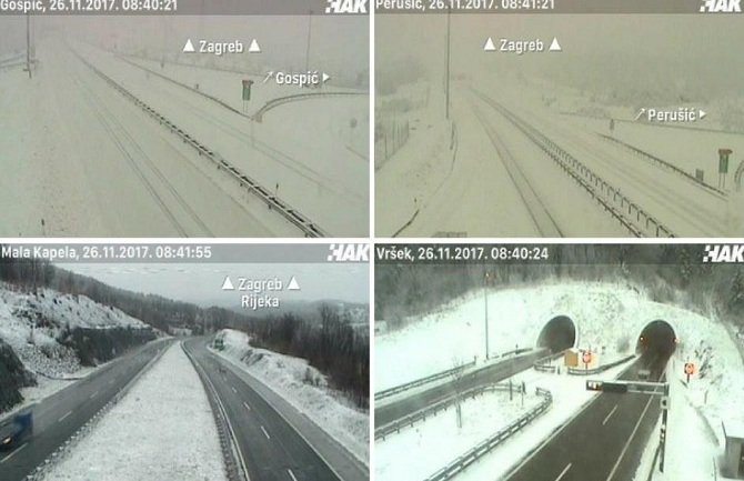 Hrvatska pod snijegom, putevi zatvoreni širom zemlje