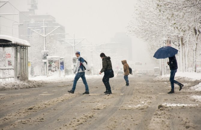 Na sjeveru CG najviše snijega, Sarajevo rekorder od glavnih gradova
