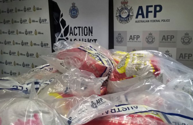 Australija: Policija zaplijenila 1,2 tone droge vrijedne čak 802 miliona dolara