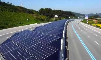 Kina: Otvoren solarni autoput, površina providna