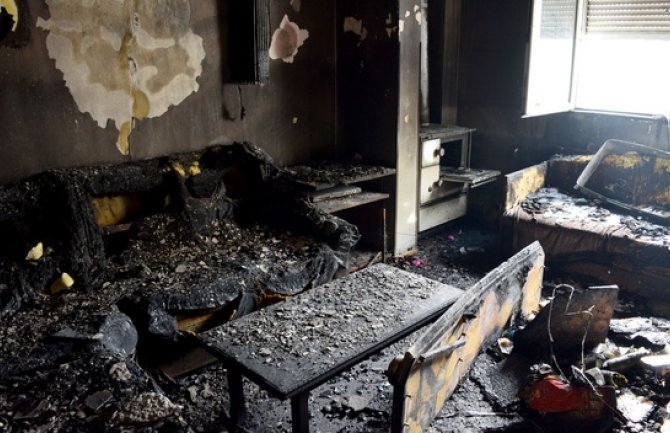Podgorica: U požaru izgorio stan šestočlane porodice