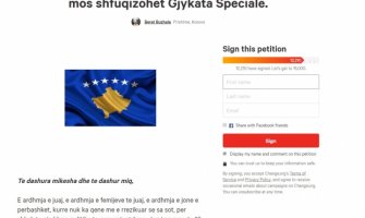 Građani Kosova potpisuju peticiju za ratifikaciju demarkacije sa CG
