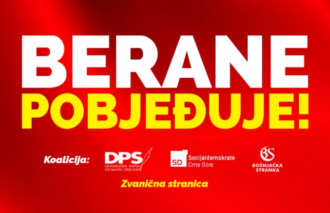 Berane: Koalicija DPS-SD-BS predala izbornu listu