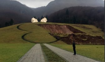 Klizište prijeti da ugrozi spomenik Bitke na Sutjesci