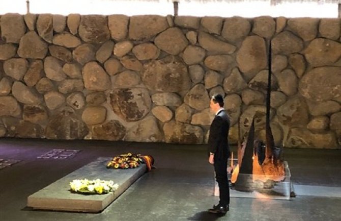 Bošković položio vijenac žrtvama holokausta u Jad Vašemu