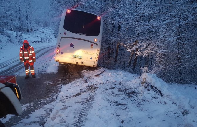Izbjegnuta tragedija: Autobus sa tivatskim košarkašima zamalo sletio u provaliju