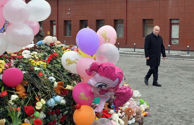 Putin: Djeca i ljudi poginuli zbog kriminalne nemarnosti i nehaja(FOTO)