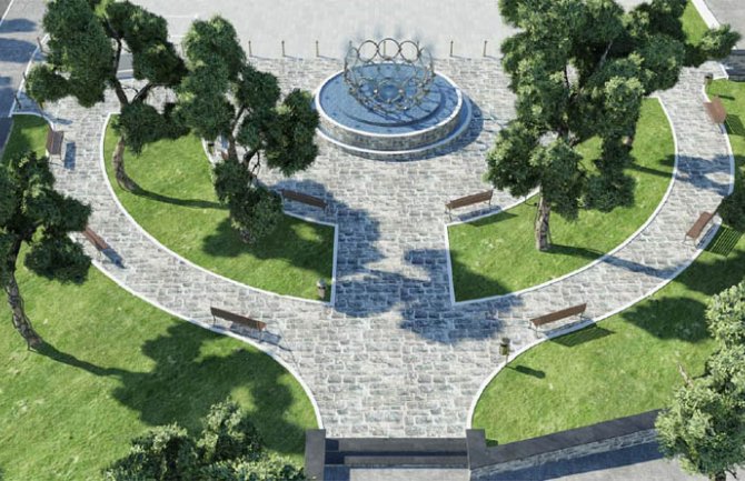 Nastavak izgradnje fontane na centralnom gradskom trgu u Pljevljima