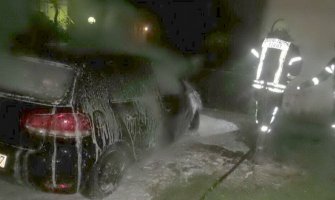 Policija o požaru na vozilu u Tivtu: Prijavljeni kvarovi, moguće da je došlo do samozapaljenja 