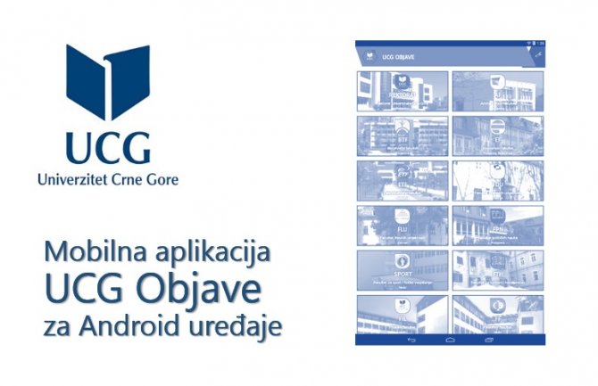 Mobilna aplikacija za objave Univerziteta Crne Gore