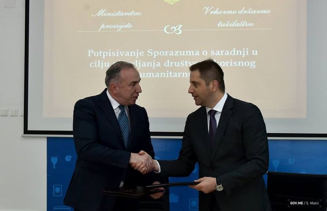 Stanković i Šehović potpisali Sporazum za obavljanje društveno-korisnog rada