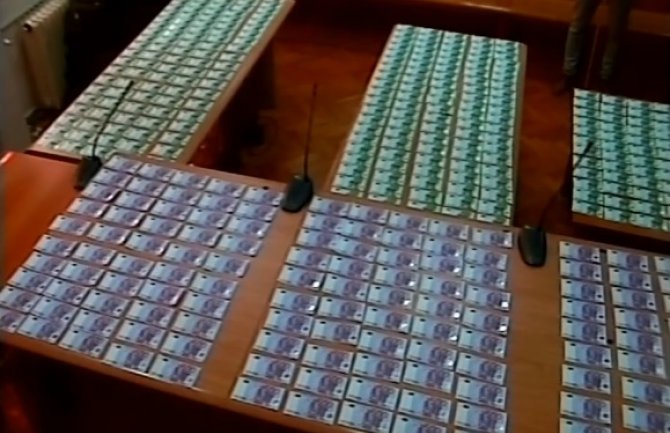 U Višem sudu prikazan novac oduzet od Sinđelića(FOTO)