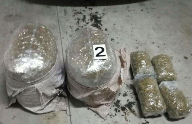 Pronađeno oko 54 kg skanka, uhapšene dvije osobe zbog krijumčarenja