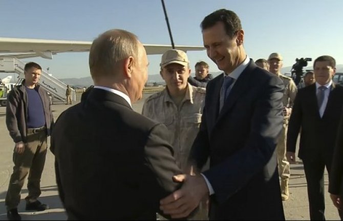 Susret Putina i Asada: Situacija u Siriji se razvija pozitivno sa vojne tačke gledišta