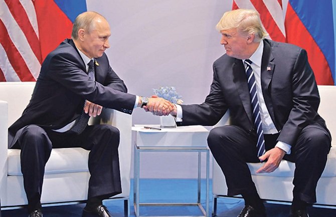 Sastaju se Putin i Tramp