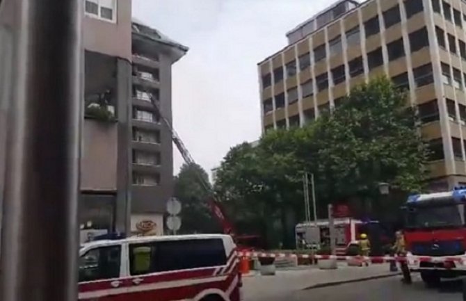 Gori hotel u centru Ljubljane, evakuisano oko 100 ljudi (VIDEO)