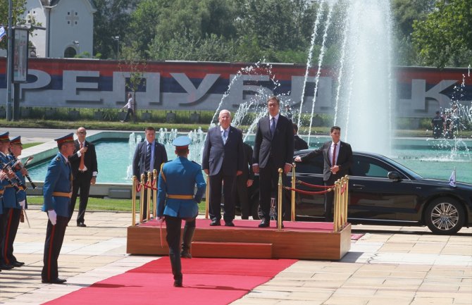Počeo sastanak predsjednika Izraela i Srbije u Beogradu