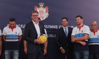 Vaterpolistima po 20.000 eura od Vlade Srbije; Vučić: Donijeli ste ogromnu radost našem narodu i u Crnoj Gori i Republici Srpskoj