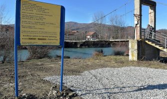 Bijelo Polje: Danas rušenje starog žičanog mosta u Njegnjevu