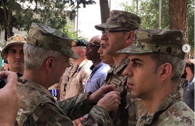 Kabul: Crnogorski vojnik dobio NATO medalju