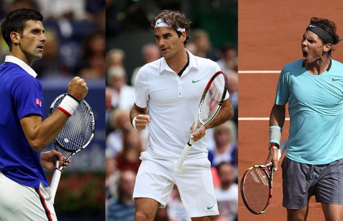 ATP lista: Đoković skočio na treće mjesto, Federer drugi, Nadal prvi